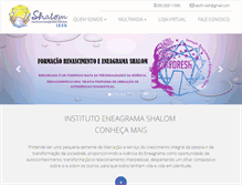 Tablet Screenshot of eneagramashalom.com.br